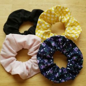 Handmade scrunchies